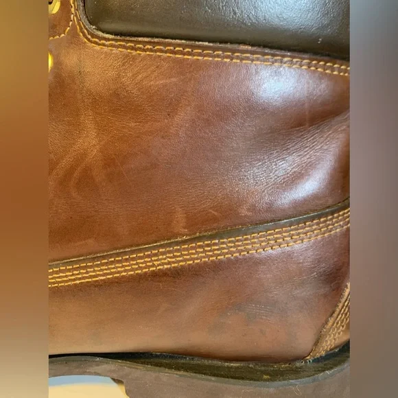 Timberland Brown Leather Boots Sz 14M - Picture 15 of 16